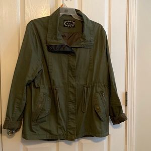Ambiance Utility Jacket - Olive green- 3xl